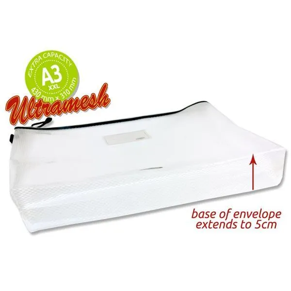 ■ Premto A3 Ultramesh Expanding Wallet - Pearl
