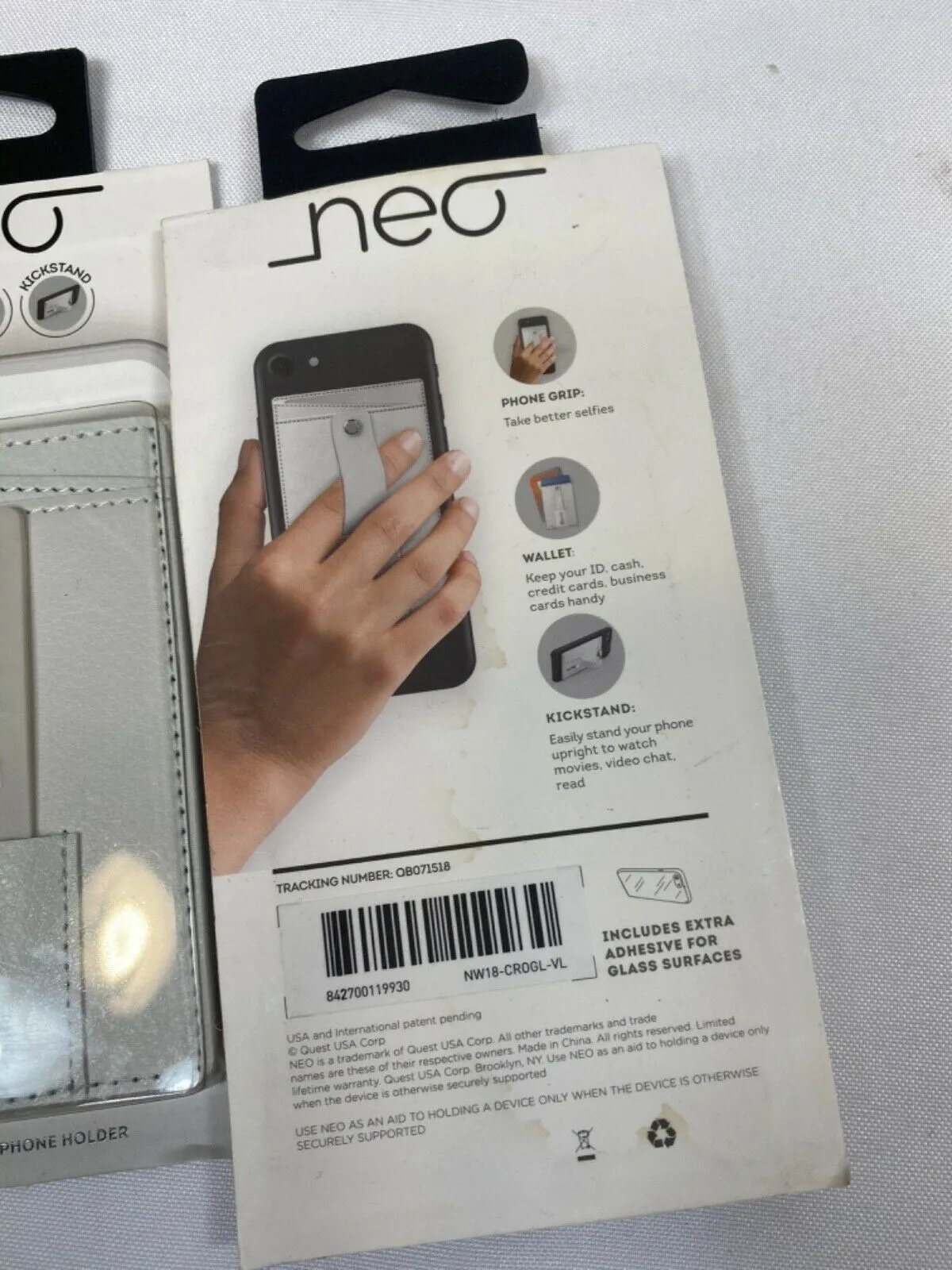 (1) Neo Grip Wallet Kickstand Universal Phone Holder CHOOSE YOU COLOR