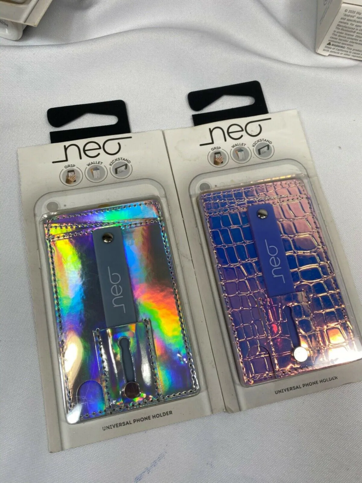 (1) Neo Grip Wallet Kickstand Universal Phone Holder CHOOSE YOU COLOR