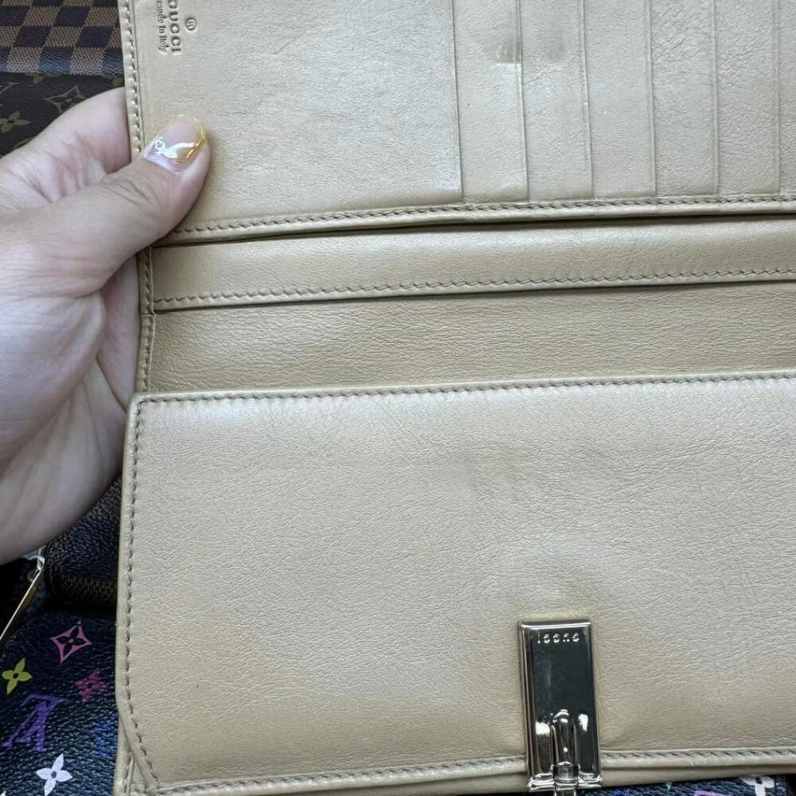 100% Authentic Gucci Leather Wallet