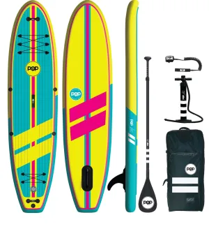 11' Yacht Hopper Turq / Pink / Yellow Inflatable Paddleboard-ISUP