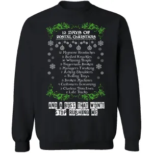 12 Days Of Postal Christmas T-Shirt
