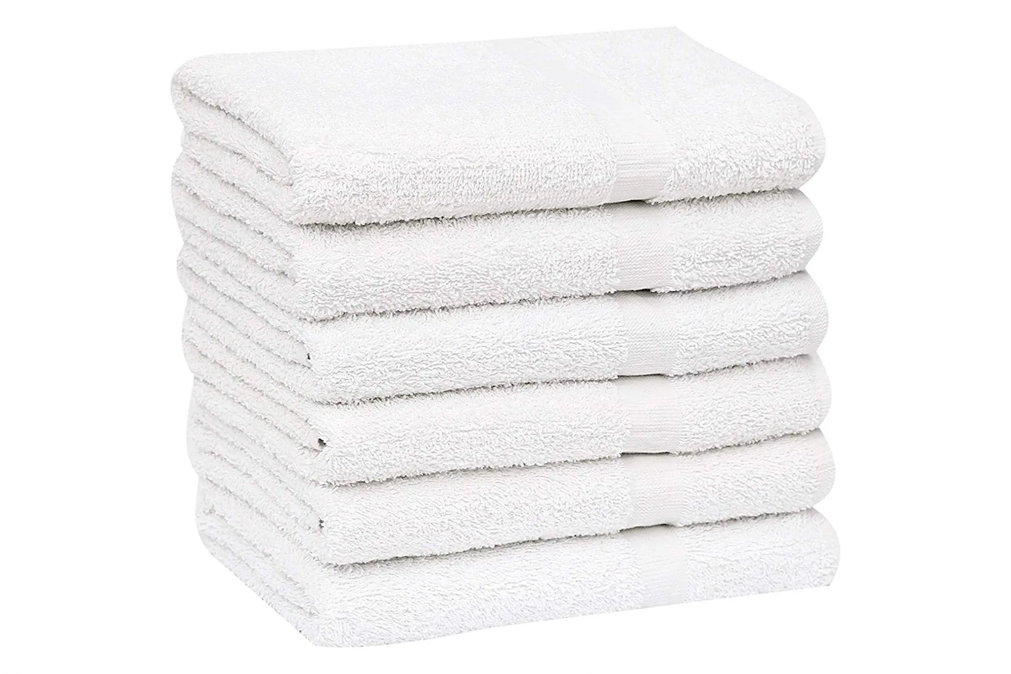 180 pcs White 22X44 100% Cotton Economy Bath Towels Extra Absorbent Quick Dry (15 Dozen)