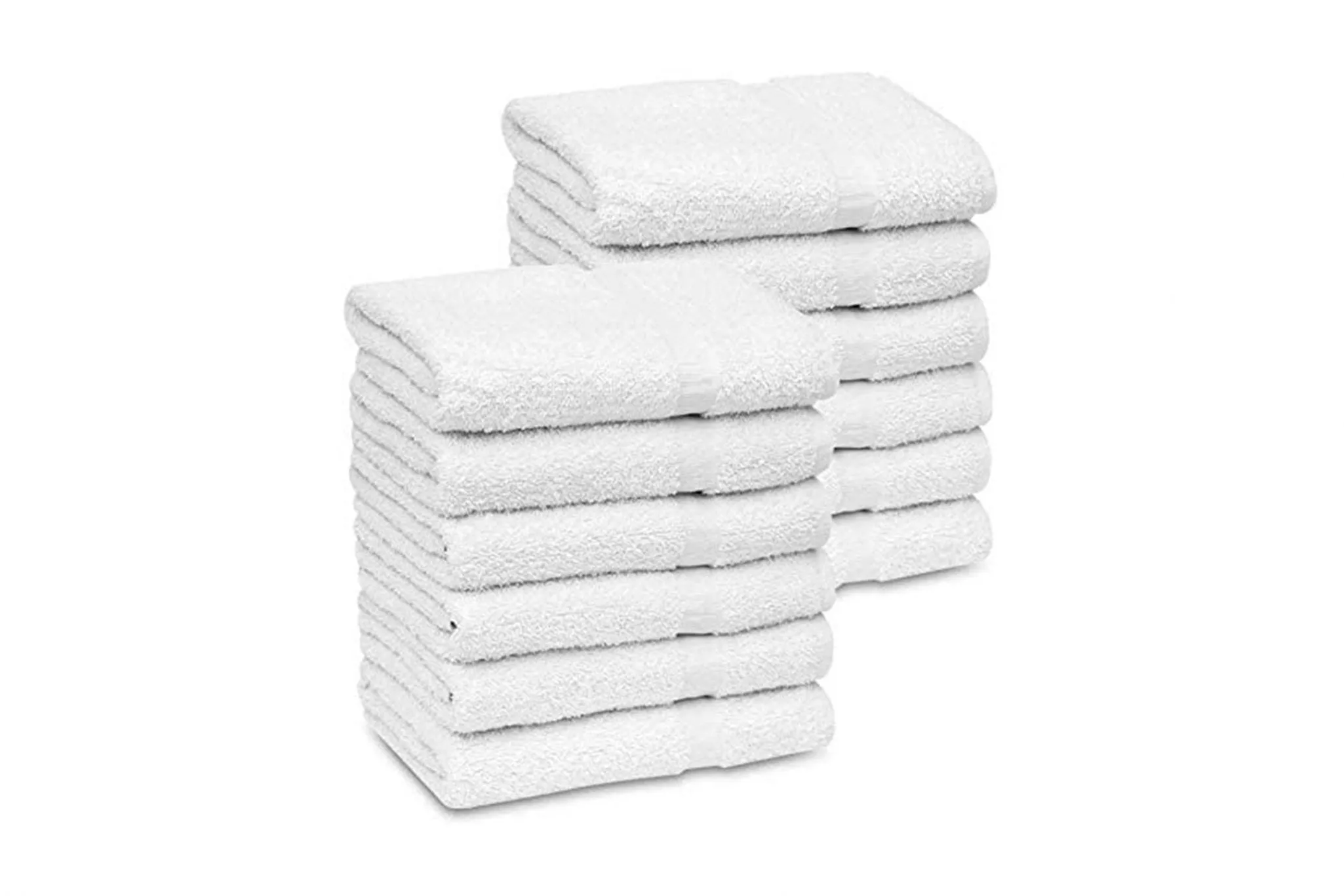 180 pcs White 22X44 100% Cotton Economy Bath Towels Extra Absorbent Quick Dry (15 Dozen)