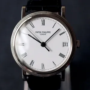 1995 PATEK PHILIPPE CALATRAVA WG REF.3802 AUTOMATIC DATE WATCH