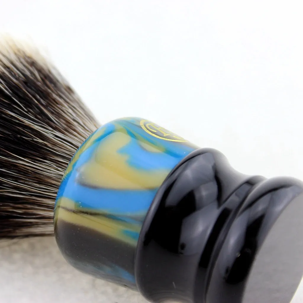 2 BAND FINEST BADGER HAIR SHAVING BRUSH MF24F-LAB26