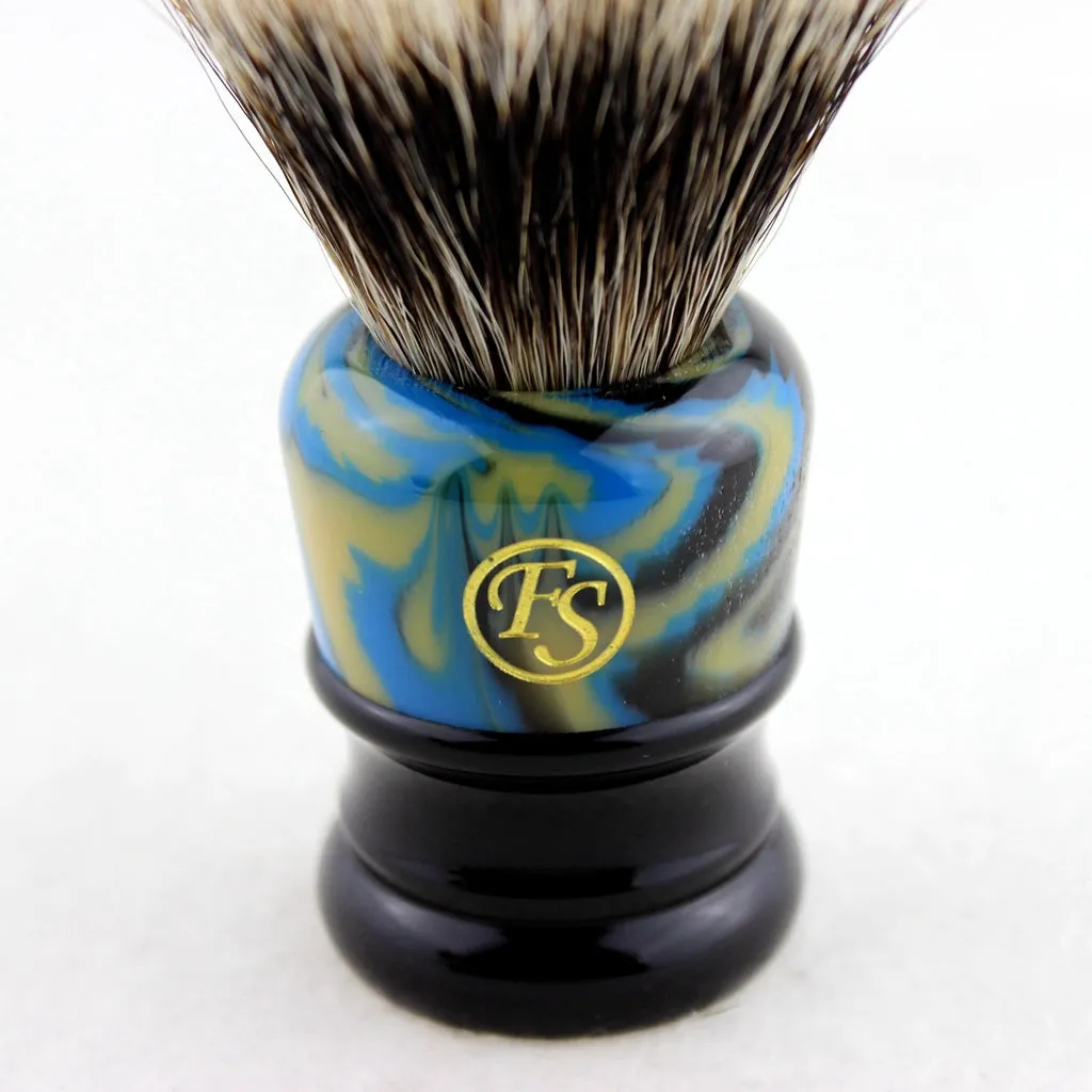 2 BAND FINEST BADGER HAIR SHAVING BRUSH MF24F-LAB26