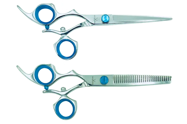 2 Premium Left-handed Shears w/Swivel Handles; Swap for Sharp Shears Every 6 Months