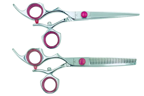 2 Premium Left-handed Shears w/Swivel Handles; Swap for Sharp Shears Every 6 Months