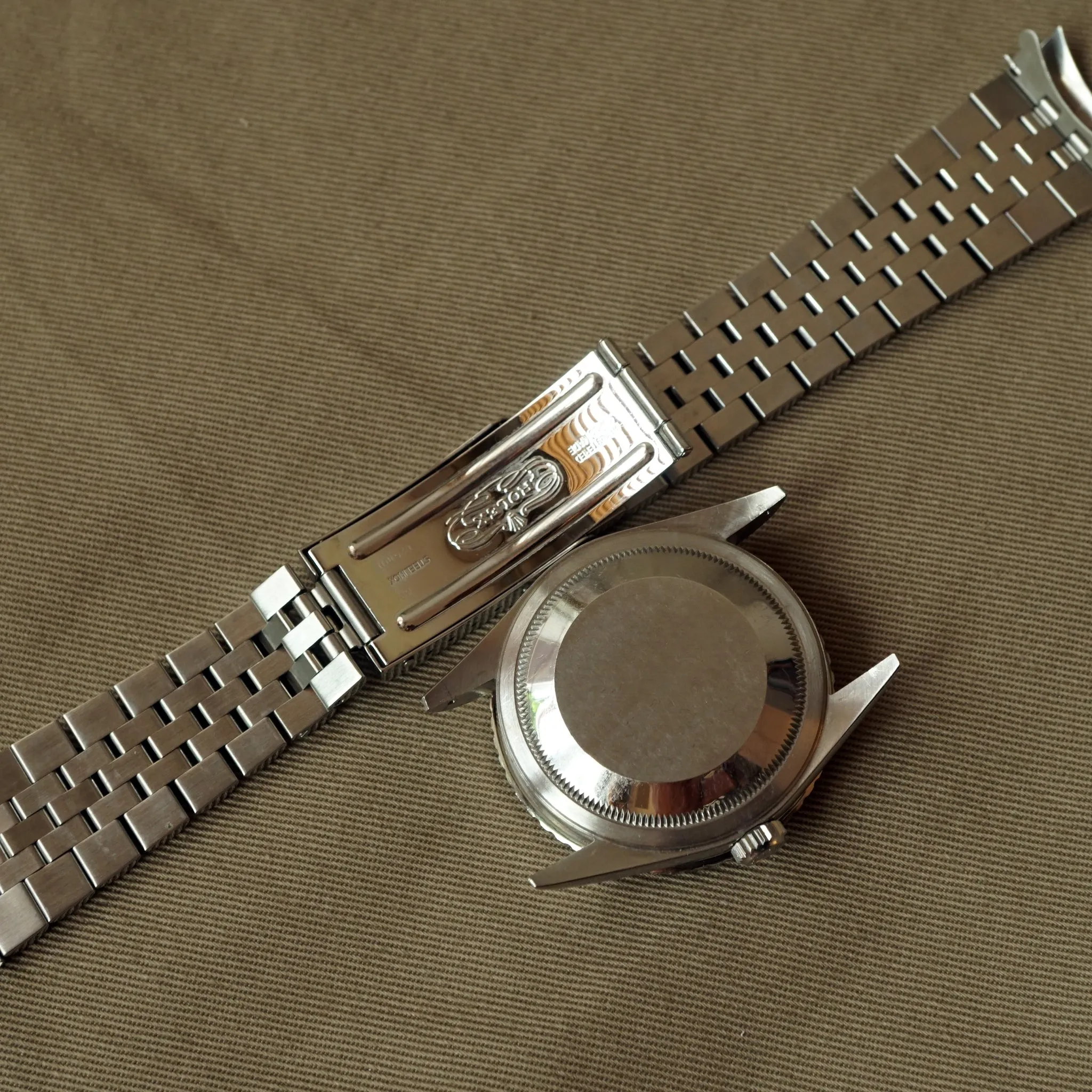 2003 ROLEX TURN-O-GRAPH BLACK DATEJUST 16264 WATCH