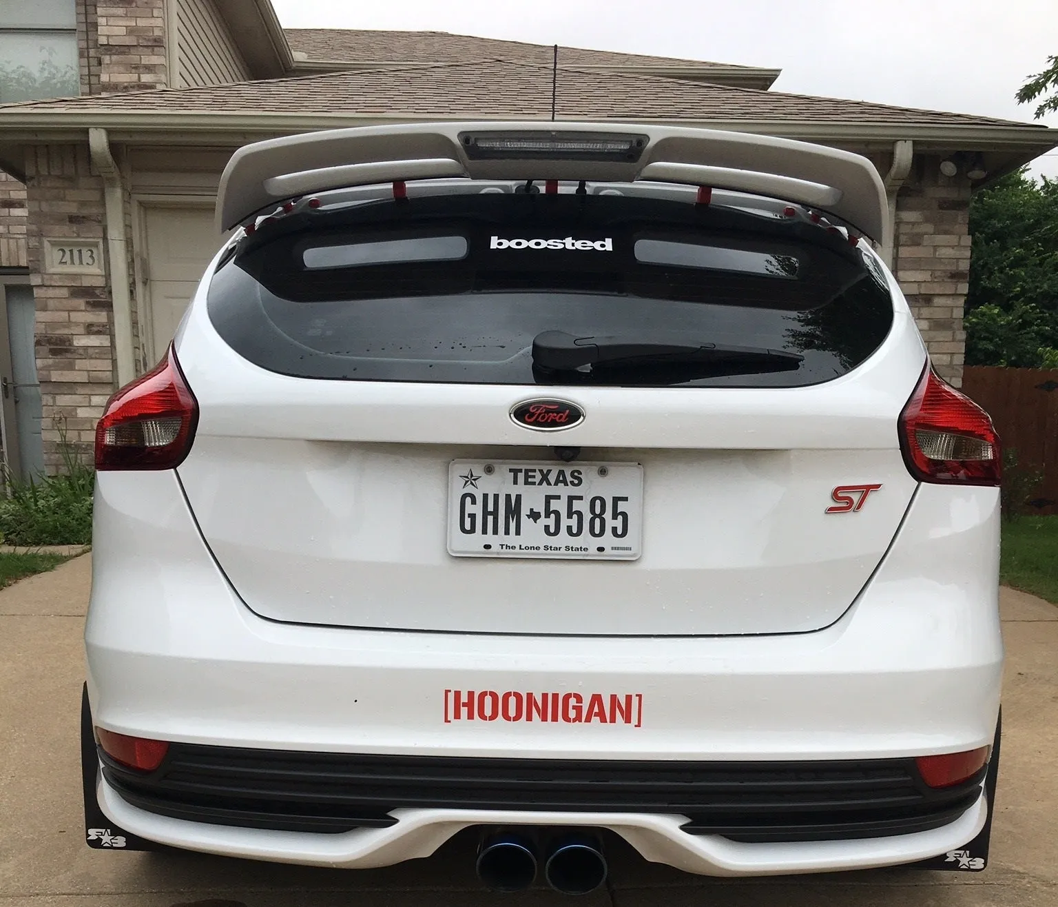 2013-2018 Ford Focus ST Wing Lift Kit