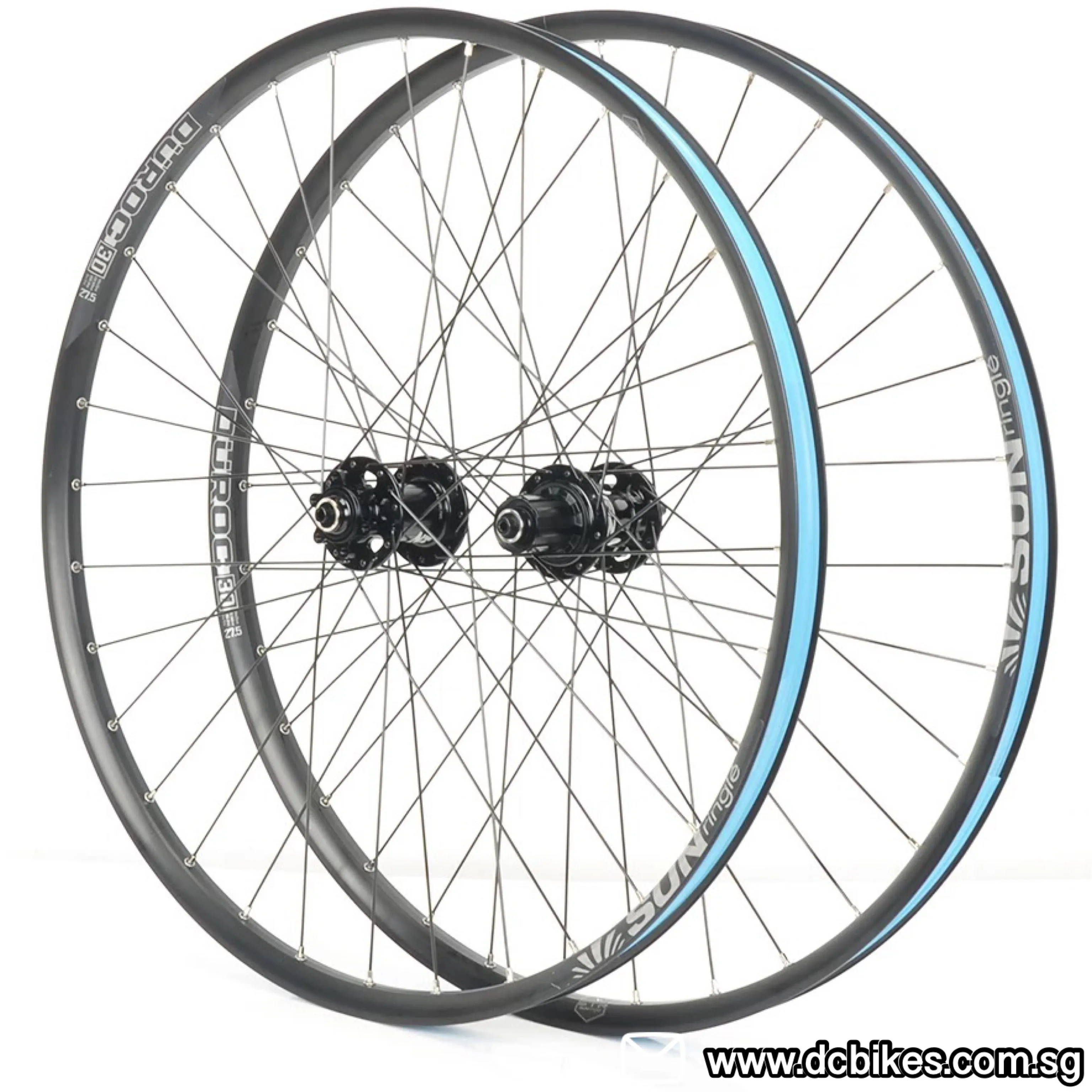 27.5/29 Koozer XM490 X 30mm Duroc 32H 6 Pawls Thru Axle/QR WheelSet