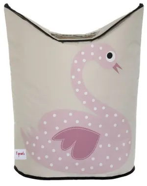 3 Sprouts Laundry Hamper - Swan
