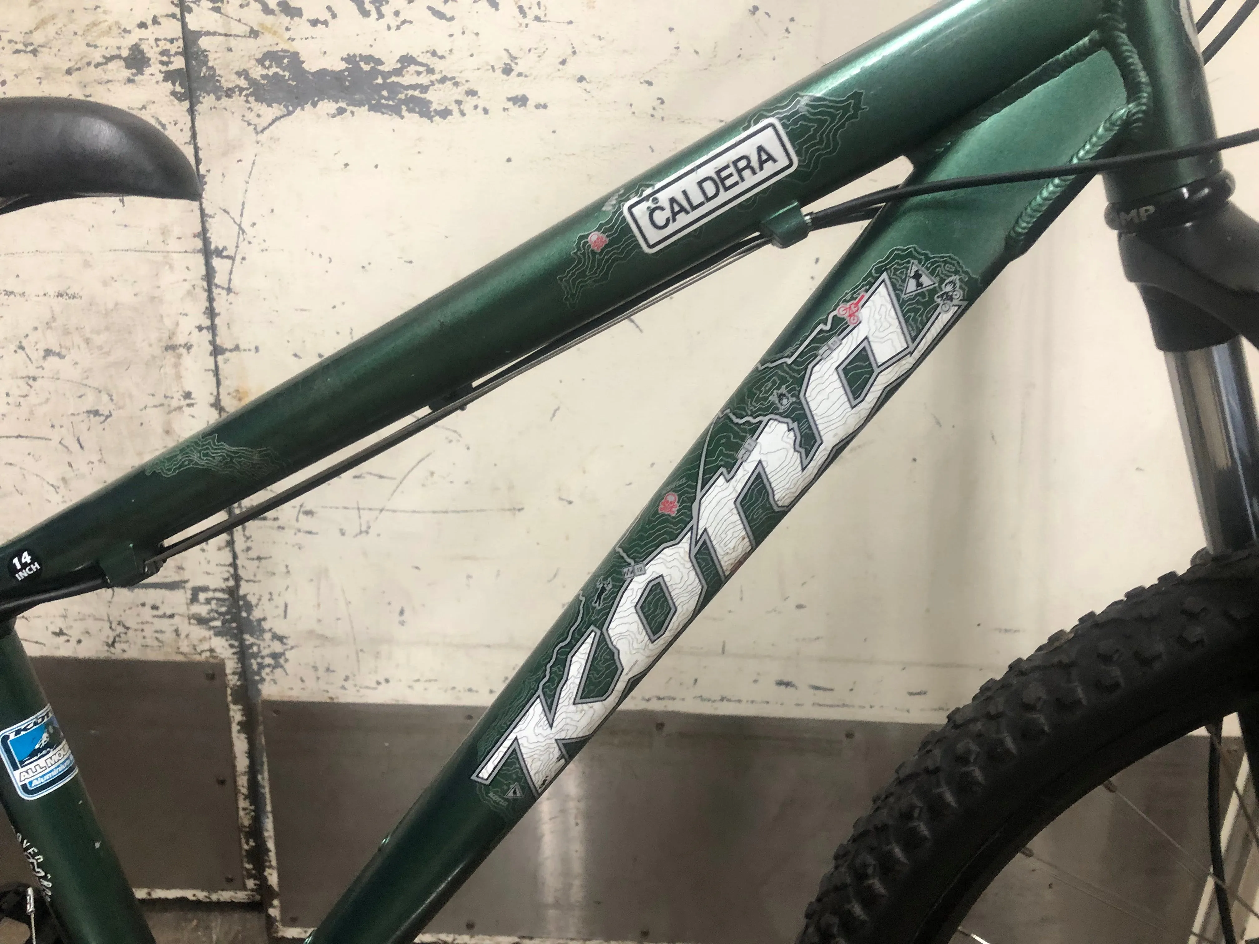 36cm 14"/ Kona Caldera/ MTB/ Green