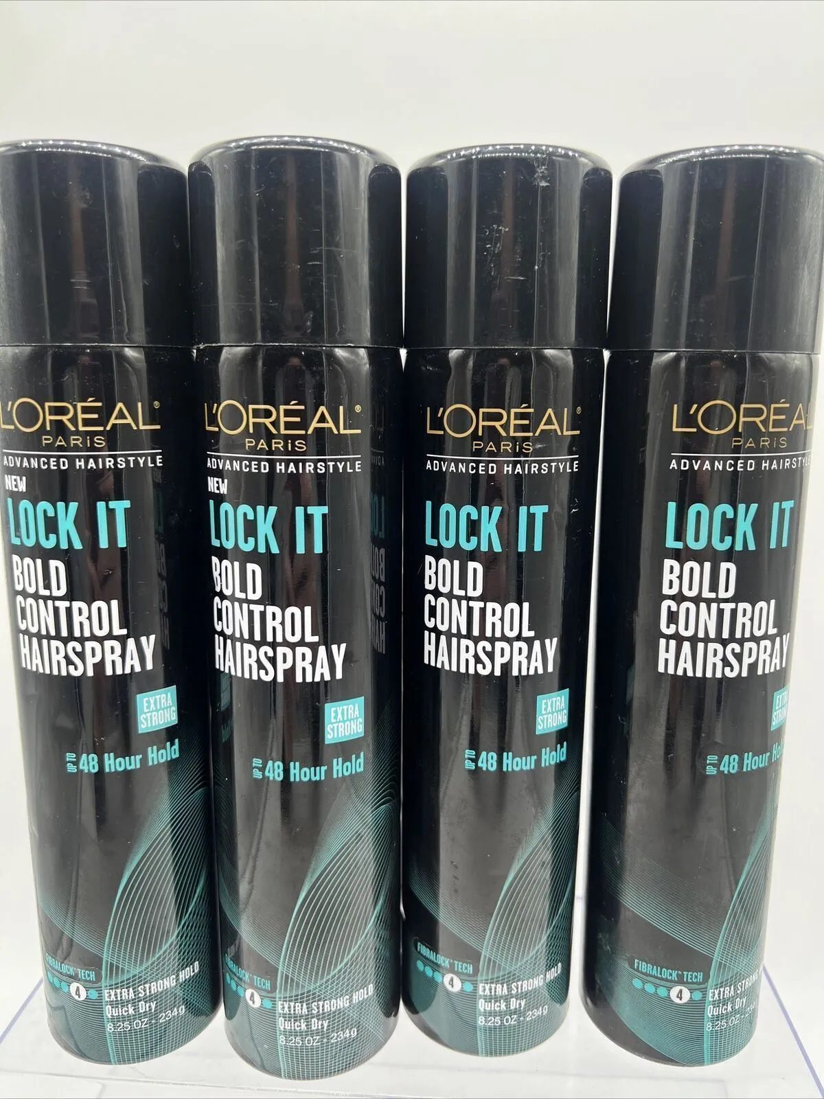(5) Loreal Lock it Bold Control Hair Spray Quick Dry Extra Strong Hold #4