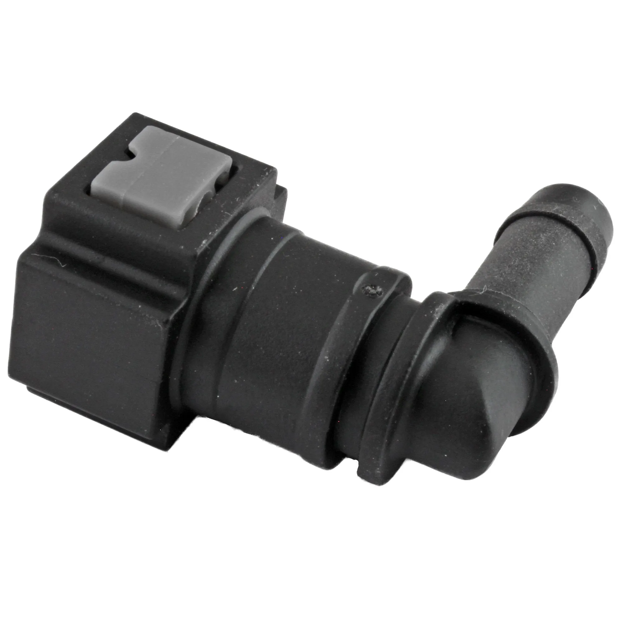 5/16" Steel to 3/8" Nylon Tubing | 90° Push-On | 2ct