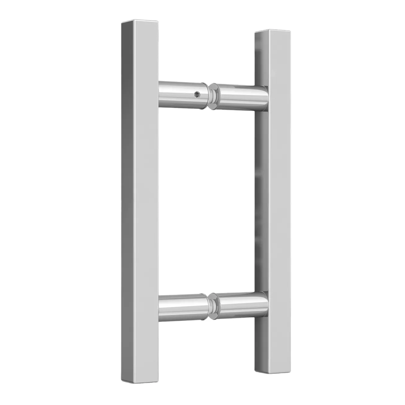 6" x 6" Shower Handle - Square Ladder Pull Style (CH, BN, MBL)
