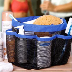 8-Pocket Portable Quick Dry Mesh Shower Caddy - Available in 3 Colours!