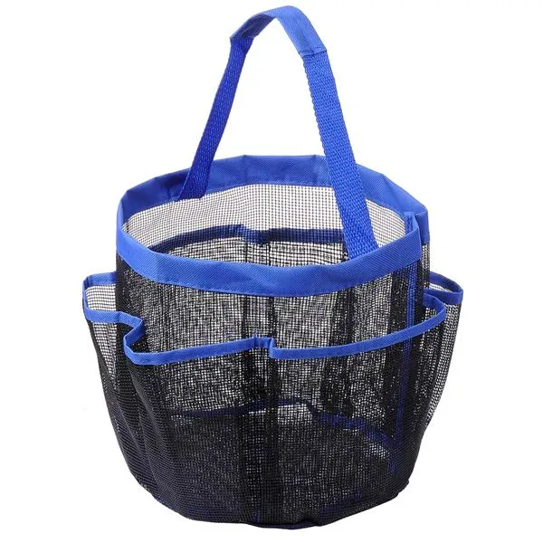 8-Pocket Portable Quick Dry Mesh Shower Caddy - Available in 3 Colours!