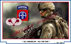 82nd Airborne - All the Way-  Limited Edition Print