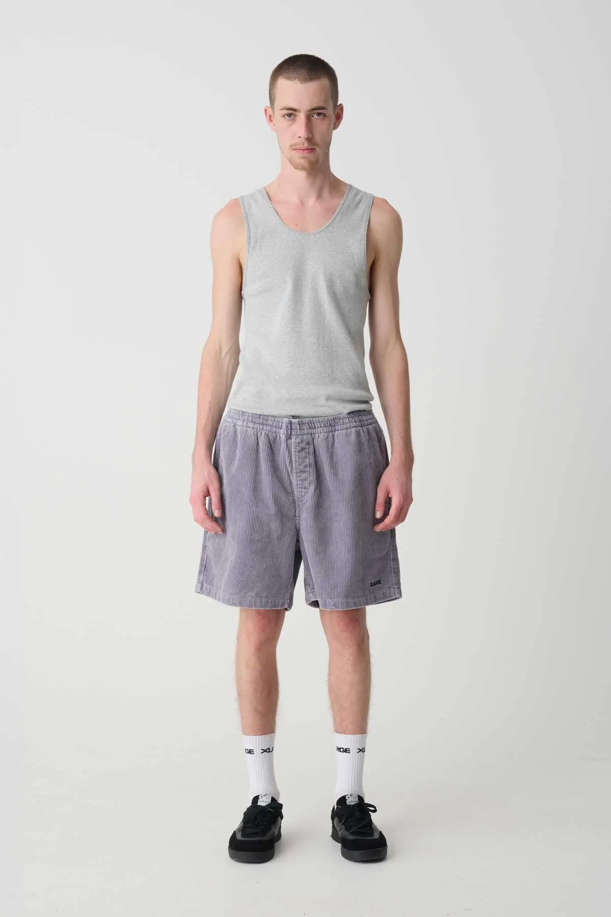 91 WIDE CORD BEACH SHORT - PIGMENT MAUVE