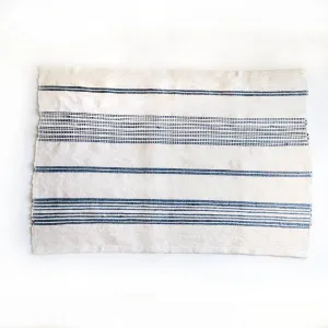 Aden Bath Mat - Natural / Navy