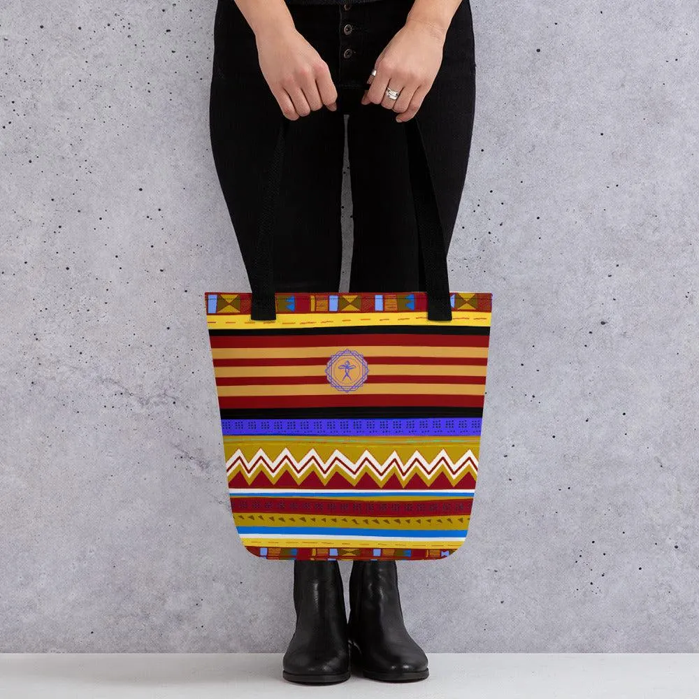 African Dishcloth Tote