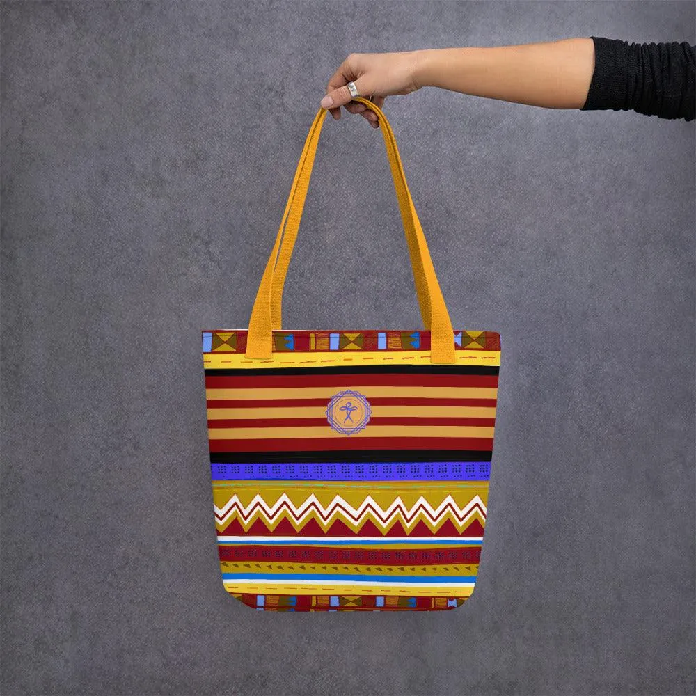 African Dishcloth Tote