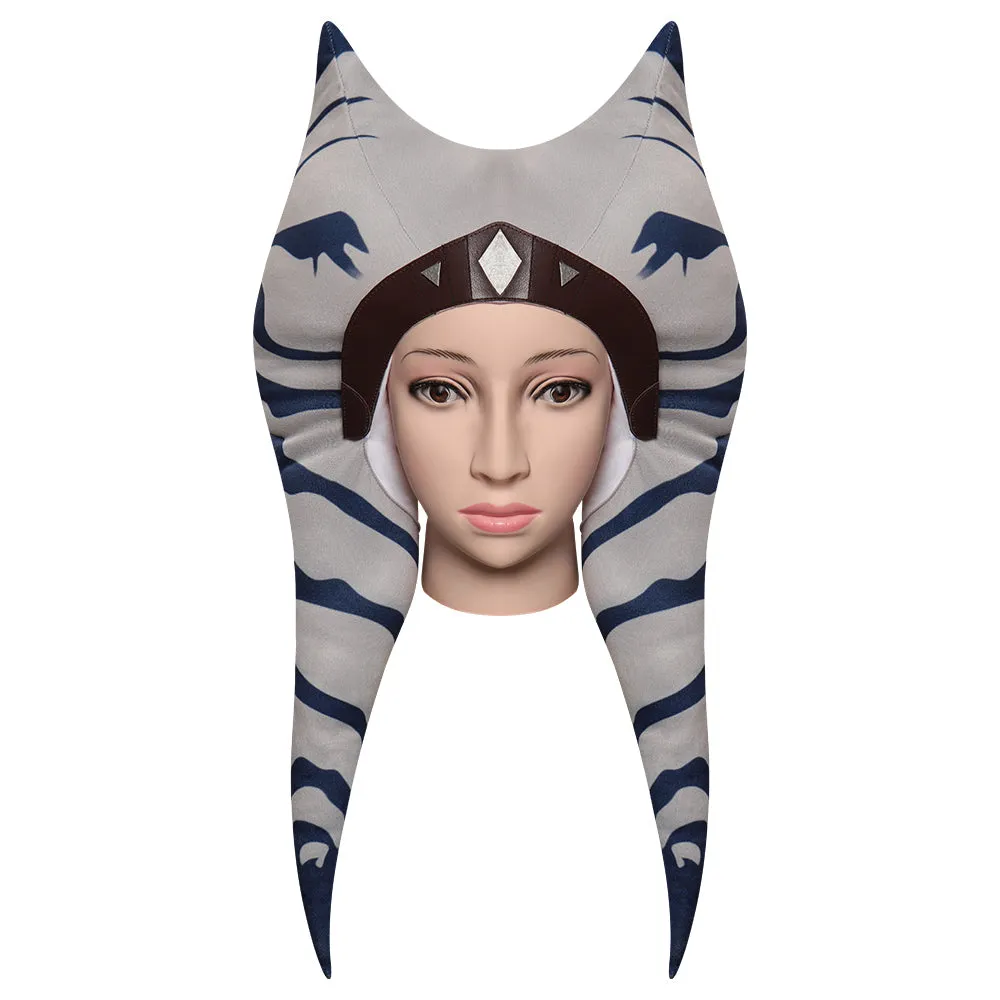 Ahsoka Tano Cosplay Costume Hat Cap Headgear Accessories Halloween Carnival Suit Props