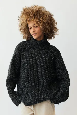 Alpaca Rib Turtleneck