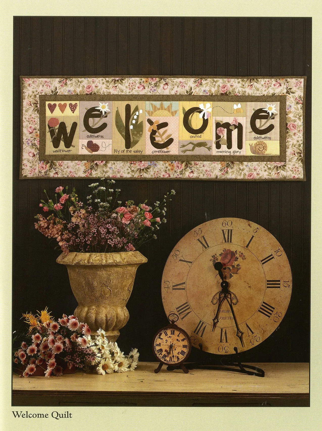 Alphabet Garden Quilt Book by Art to Heart #516B by Nancy Halvorsen