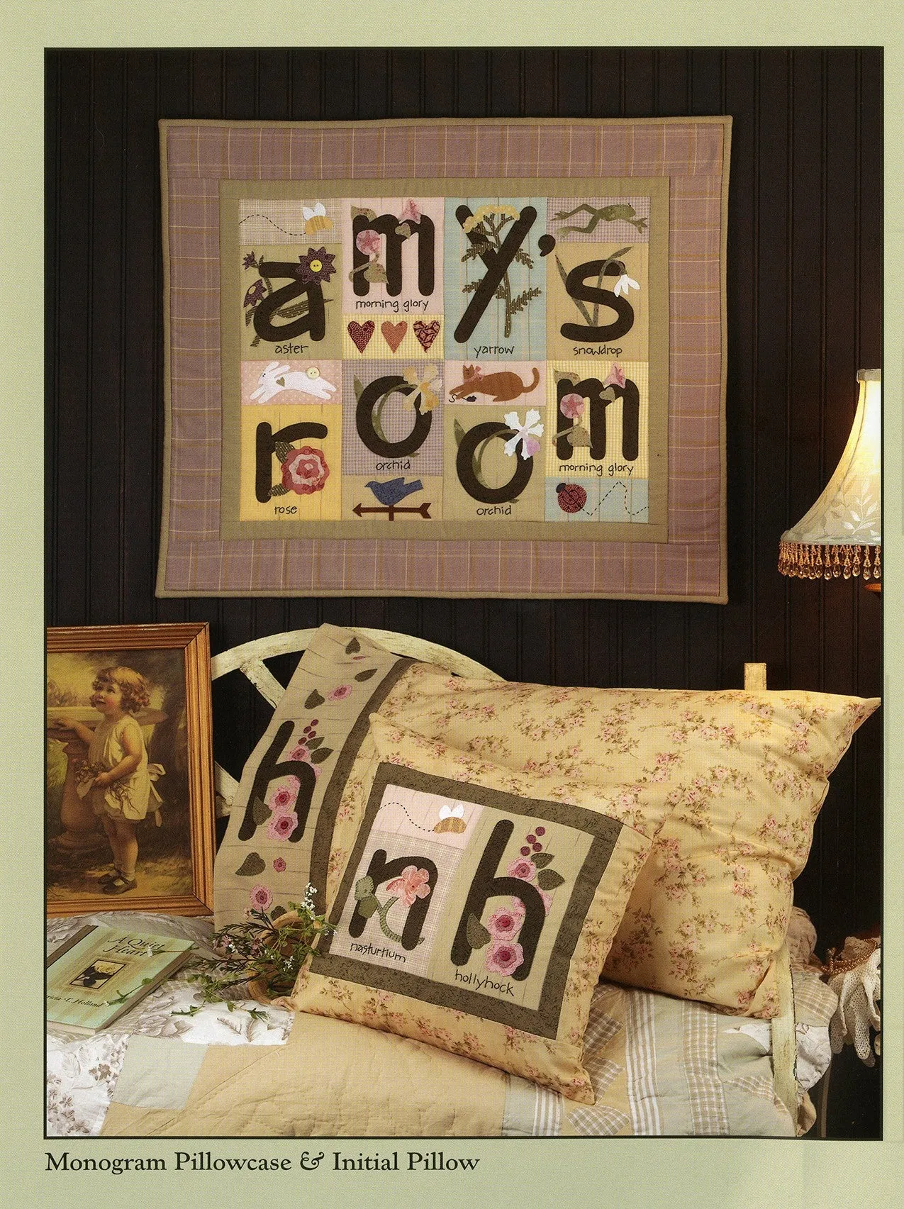 Alphabet Garden Quilt Book by Art to Heart #516B by Nancy Halvorsen