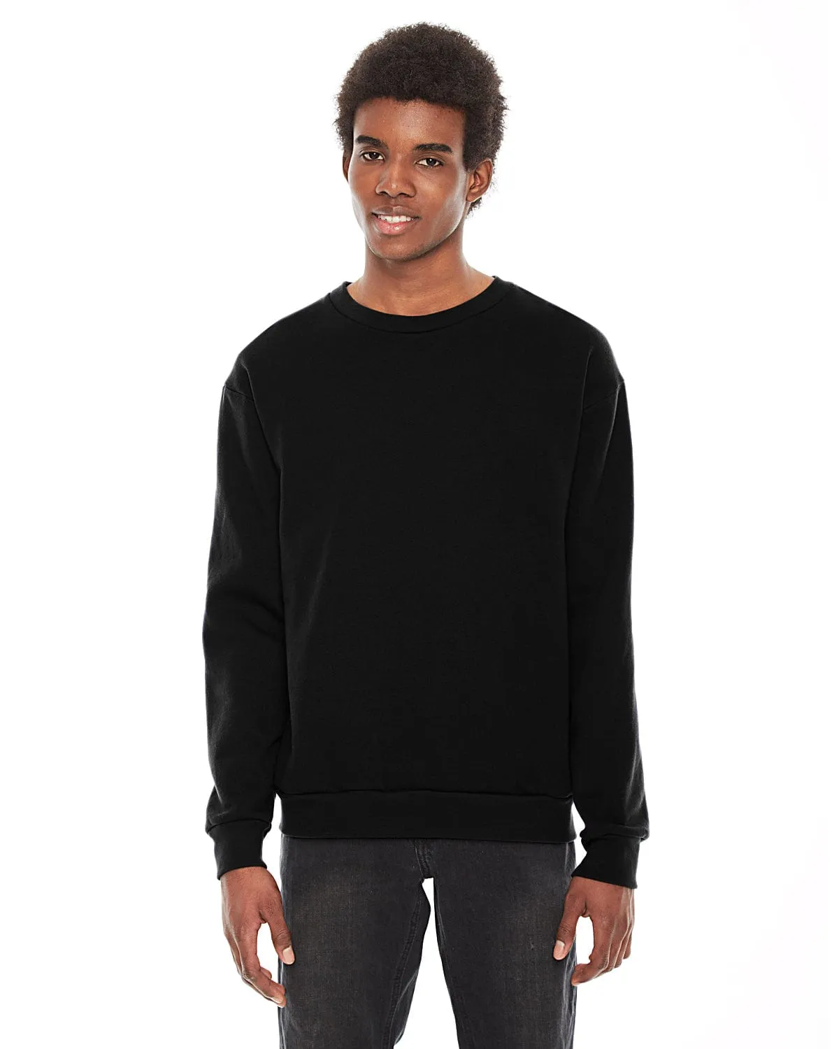 American Apparel Unisex Flex Fleece Drop Shoulder Pullover Crewneck