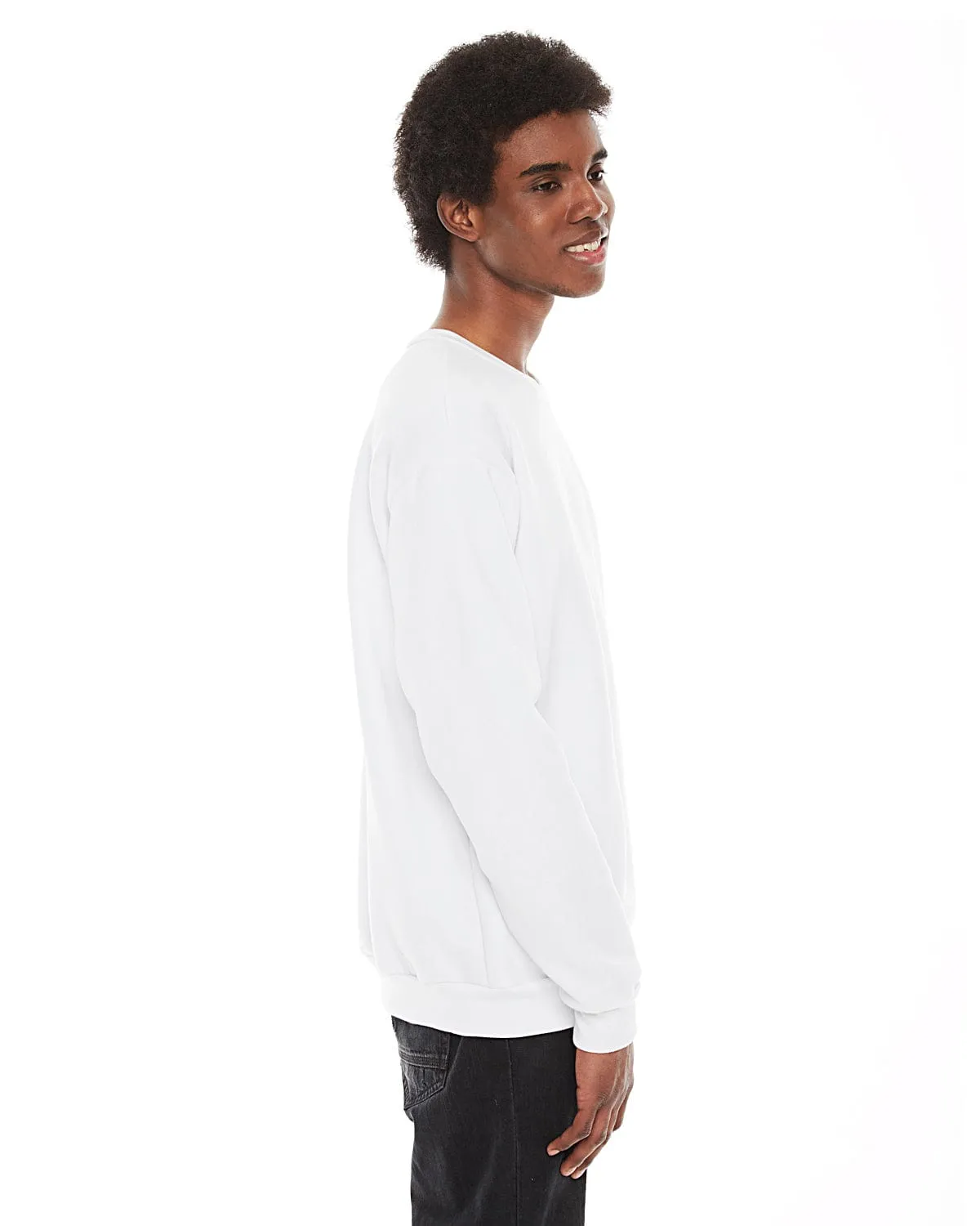 American Apparel Unisex Flex Fleece Drop Shoulder Pullover Crewneck