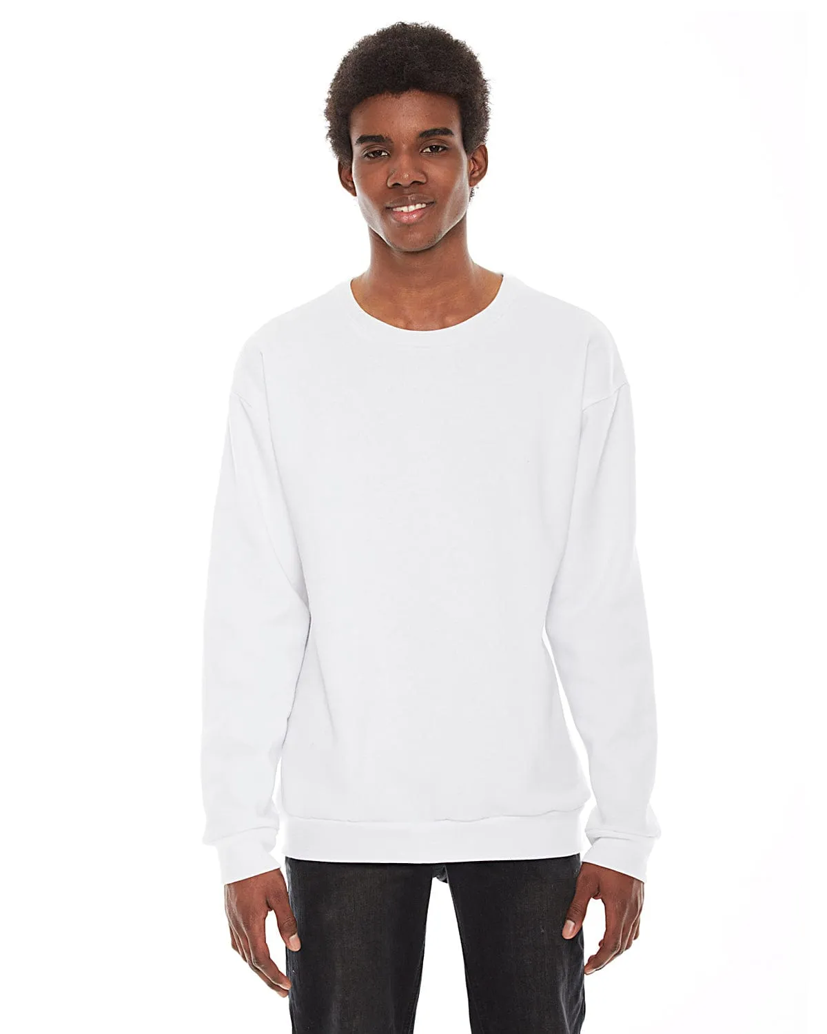 American Apparel Unisex Flex Fleece Drop Shoulder Pullover Crewneck