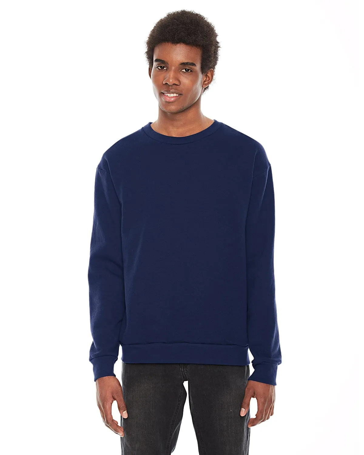 American Apparel Unisex Flex Fleece Drop Shoulder Pullover Crewneck