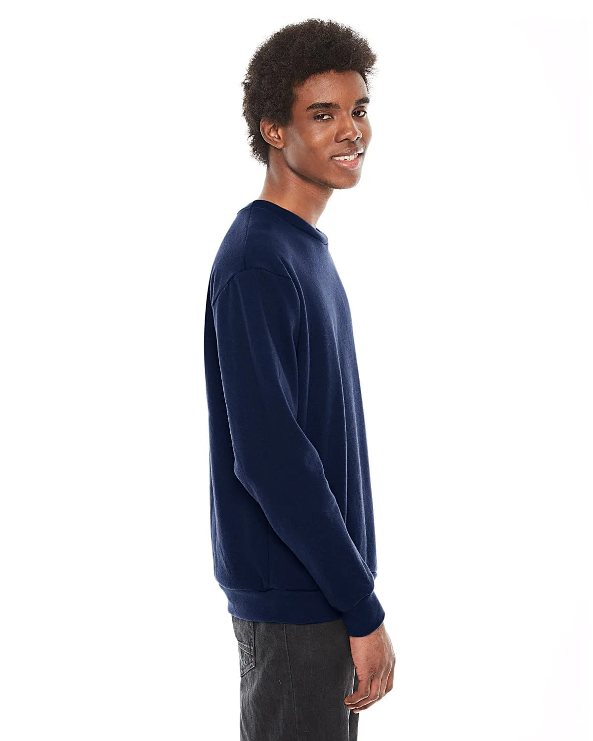 American Apparel Unisex Flex Fleece Drop Shoulder Pullover Crewneck