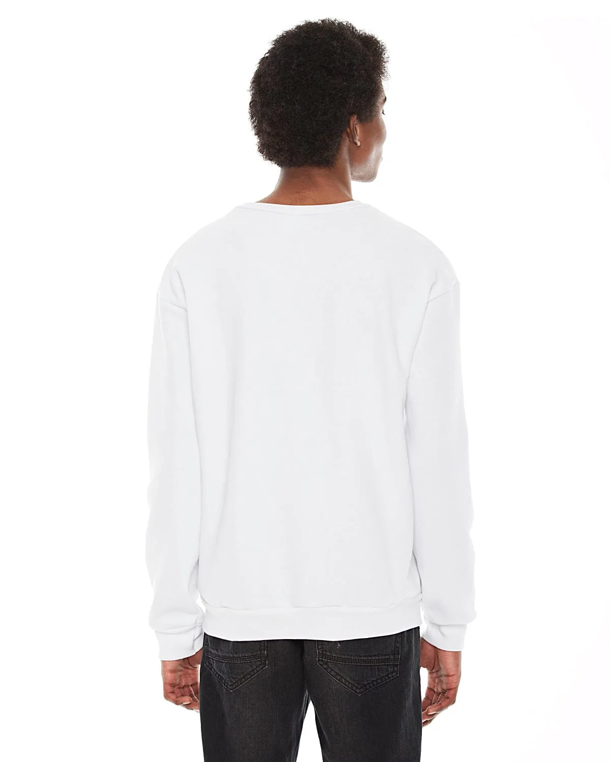 American Apparel Unisex Flex Fleece Drop Shoulder Pullover Crewneck