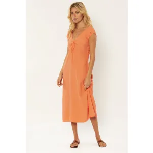 Amuse Society Womens Here For It Short Sleeve Woven Dress