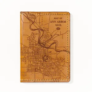 Ann Arbor Map Passport Wallet