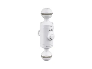 AOI Quick Release System -11 Base with Ball Mount to Ball Mount (White)