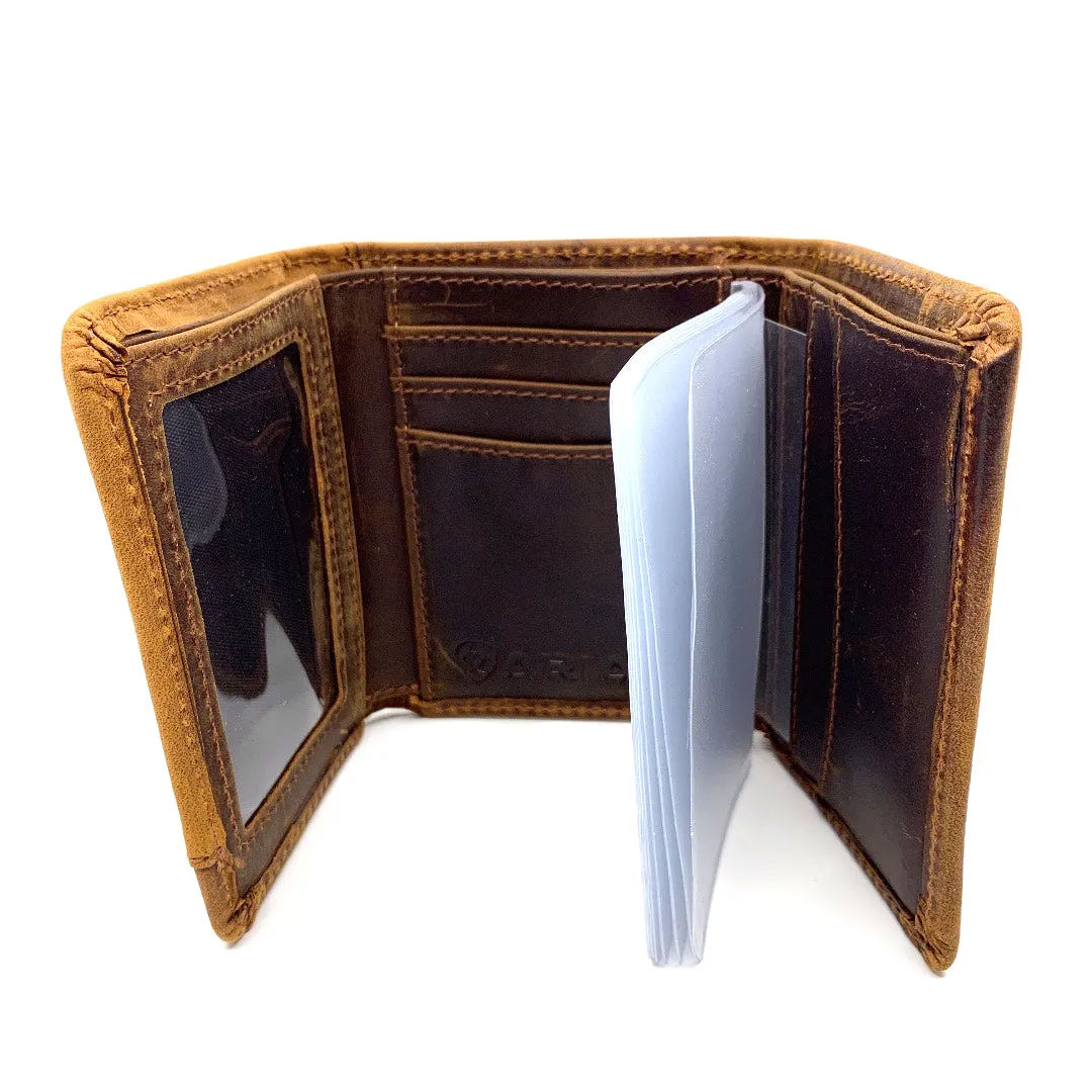 Ariat Tri-Fold Wallet - Accent Overlay