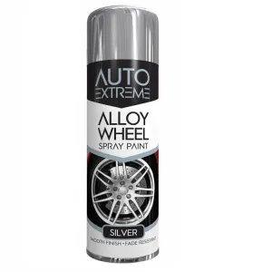Auto Extreme Silver Alloy Wheel Spray Paint - 300ml