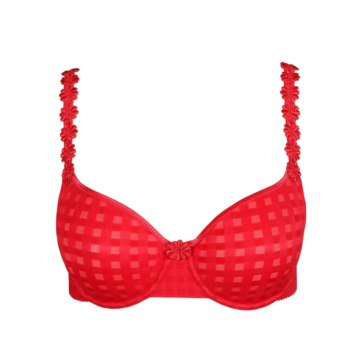 Avero Non Padded Full Cup Seamless Bra In Scarlet - Marie Jo