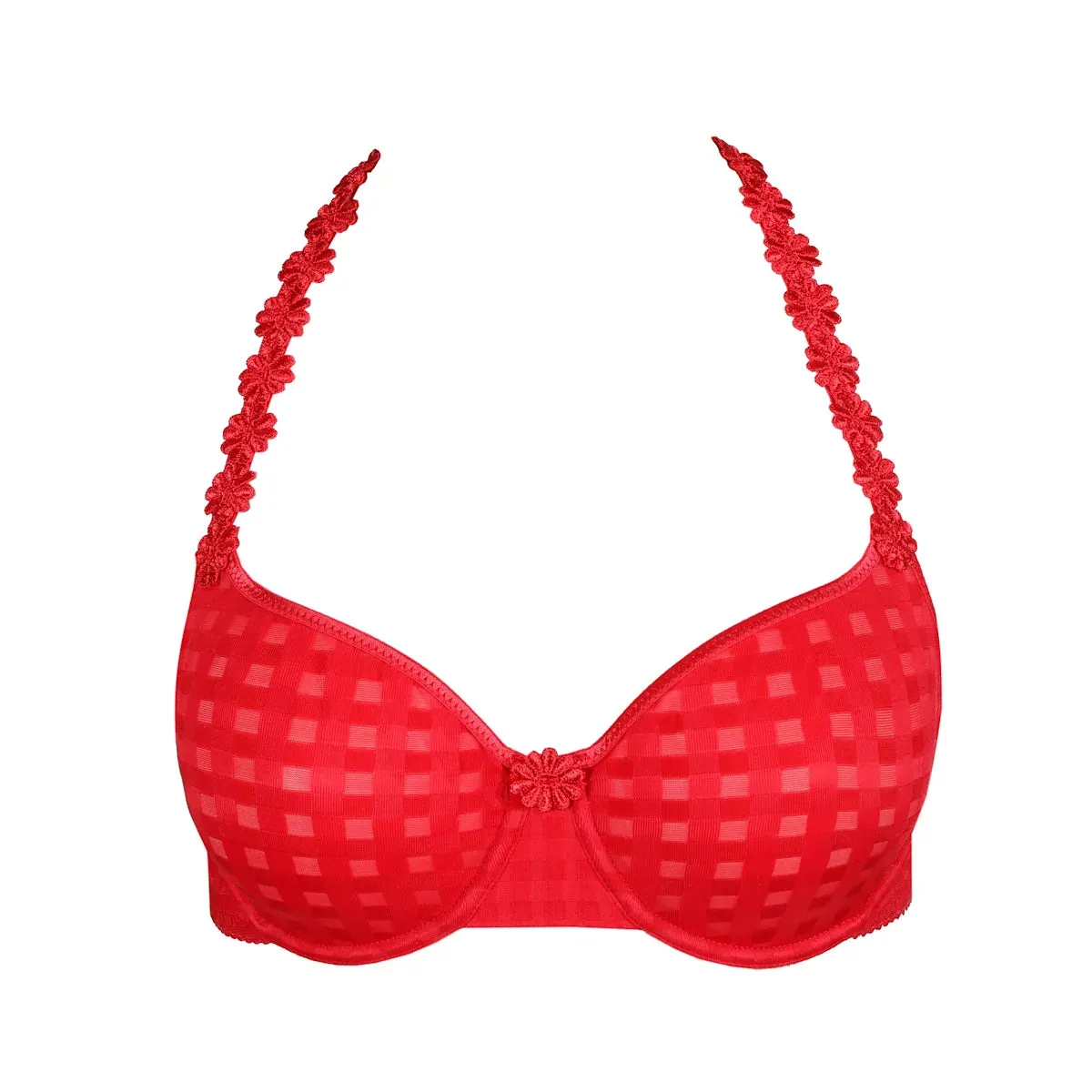 Avero Non Padded Full Cup Seamless Bra In Scarlet - Marie Jo