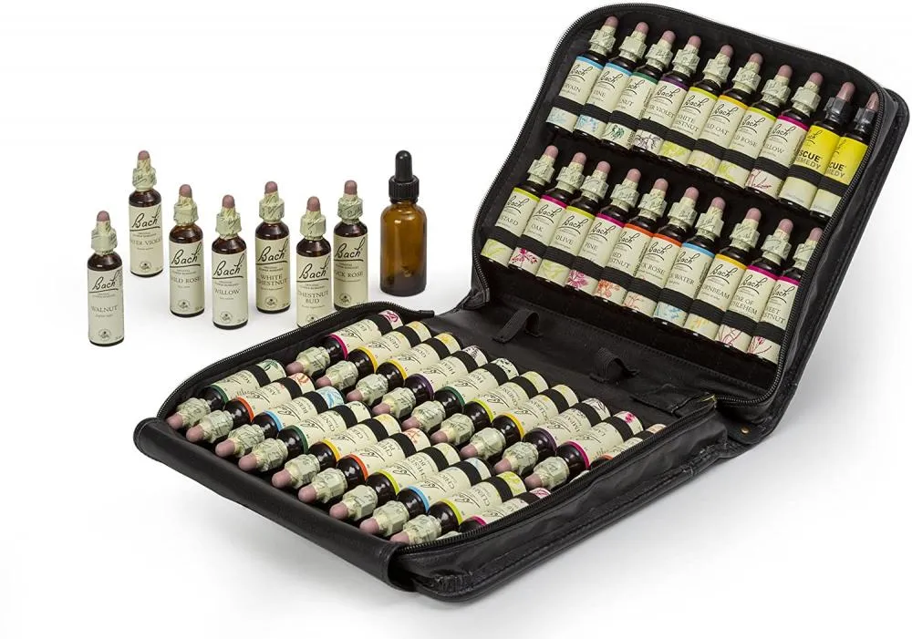 Bach Flower Remedies Set of Original Bach Flower Remedies 38 x 20ml in Wallet Leather