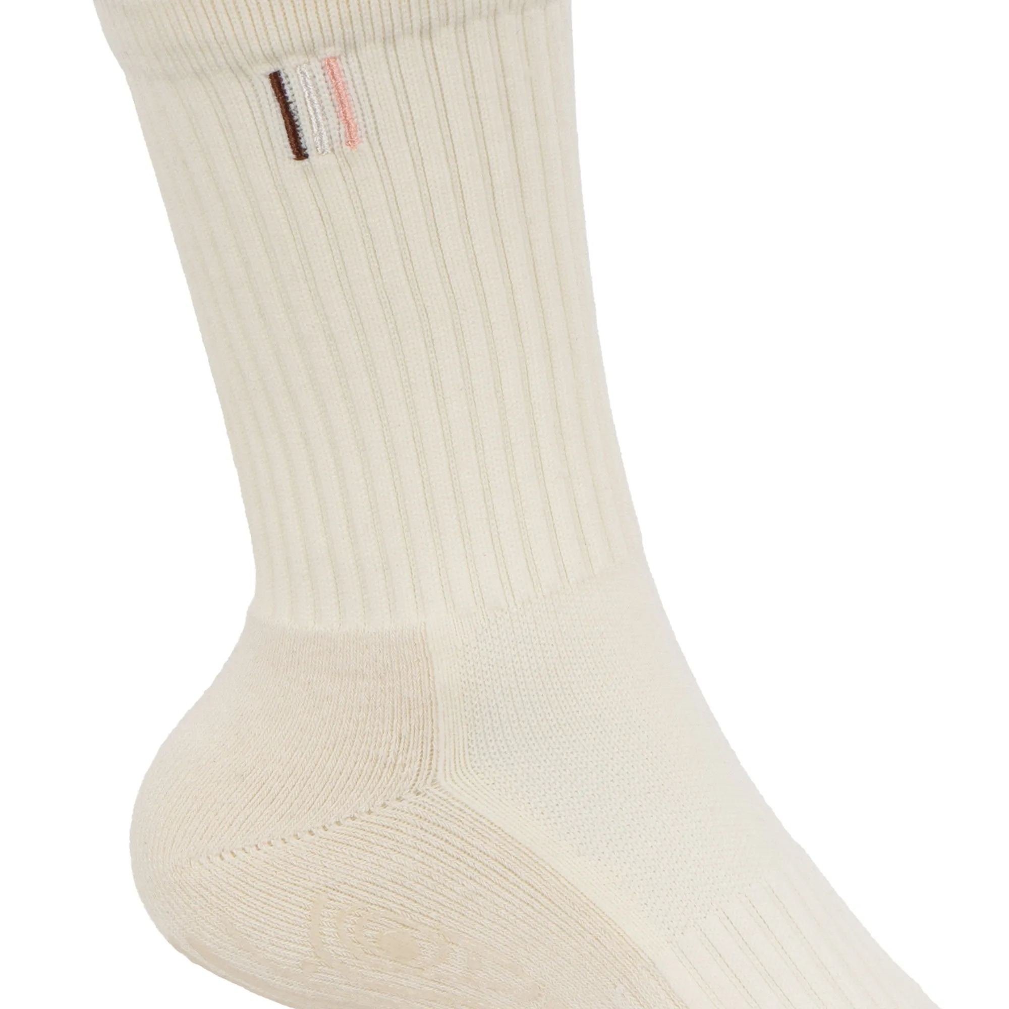 BAHE Studio Grippy Crew Socks 2 Pairs - Coconut & Powder Blue