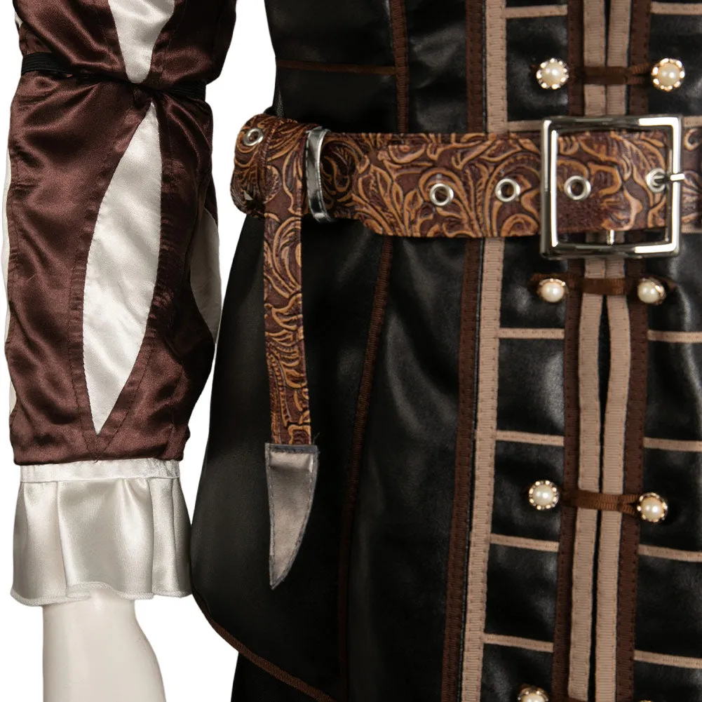 Baldur's Gate 3 Game Astarion Leather Vest Cosplay Costume Outfits Halloween Carnival Suit