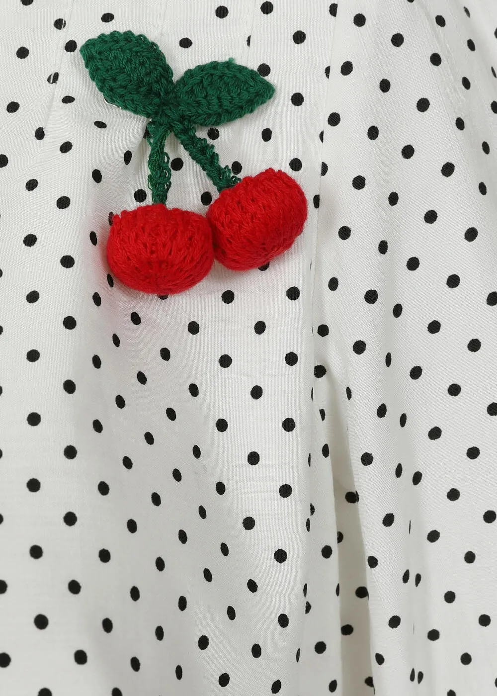 Banned Danny Sweet Spot Polkadot 40's Dress White
