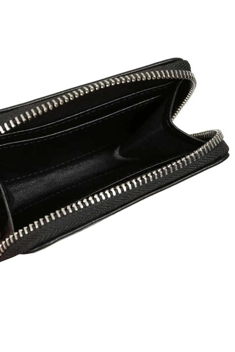 Banned Flying Bats Wallet – Black Gothic Zip-Around Purse